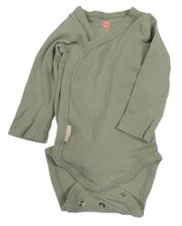 Khaki žebrované body Hema