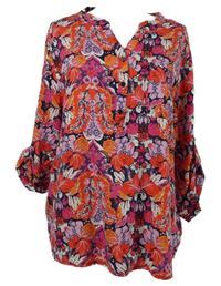 Dámská barevná květovaná halenka Laura Torelli