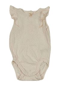 Bílo-růžové vzorované body s volánky H&M