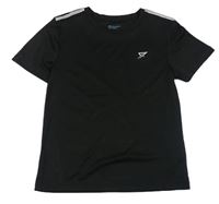 Černé sportovní tričko s potiskem PRIMARK