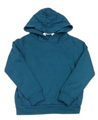 Petrolejová mikina s kapucí H&M