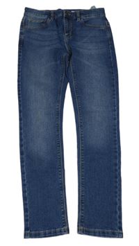 Tmavomodré skinny rifle C&A