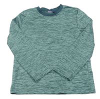 Zelené melírované termo triko Lupilu