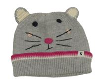 Šedá podšitá čepice s kočkou Joules