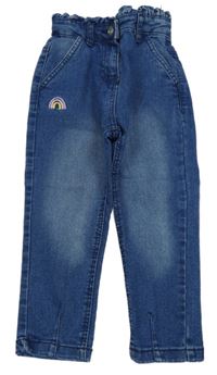 Tmavomodré paper bag rifle s duhou Impidimpi