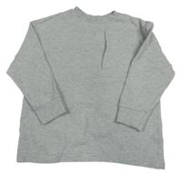 Šedá žebrovaná mikina s kapsou F&F