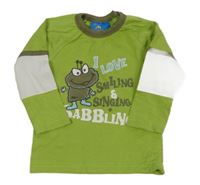 Zelené triko s příšerkou Topolino