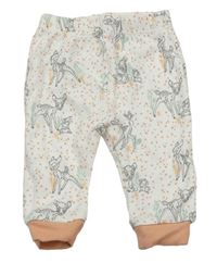 Bílé puntíkaté pyžamové kalhoty s Bambim George