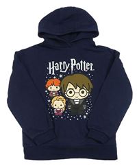 Tmavomodrá mikina Harry Potter s kapucí Primark