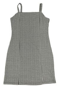 Bílo-černé vzorované šaty zn. Primark