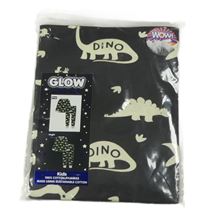 Černé pyžamo s dinosaury 