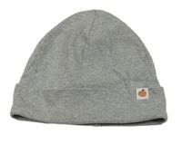 Šedá žebrovaná čepice s jablíčkem H&M