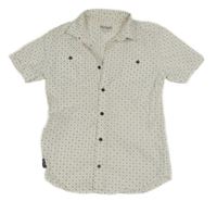 Bílá vzorovaná košile Kaporal vel. 176