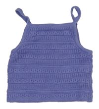 Fialový vzorovaný úpletový top Smallbone&Scot