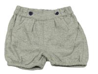 Šedé vlněné kraťasy Tu