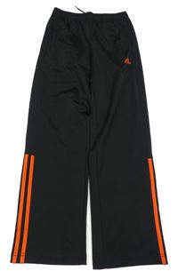 Černé sportovní kalhoty s logem Adidas