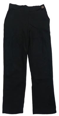 Černé teplákové kalhoty s hvězdičkou