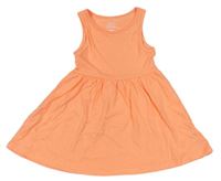 Neonově oranžové melírované šaty F&F
