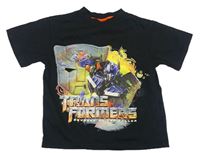 Černé tričko s Transformers