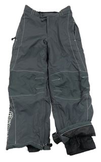 Tnavošedé šusťákové zimní oteplovačky