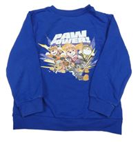 Safírová mikina s PAW PATROL nickelodeon