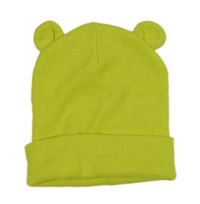 Limetková čepice s oušky H&M