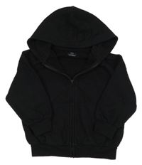 Černá propínací mikina s kapucí M&S