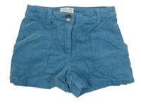 Modré chino manšestrové kraťasy OVS