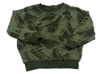 Khaki mikina s dinosaury George