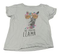 Bílé tričko s lamou Primark
