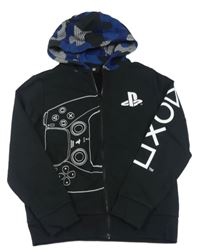 Černá propínací mikina s ovladačem a kapucí - PlayStation Next