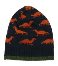 Tmavomodrá čepice s dinosaury Topolino