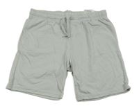 Světlešedé bavlněné kraťasy H&M