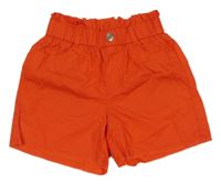 Červené plátěné kraťasy LC Waikiki