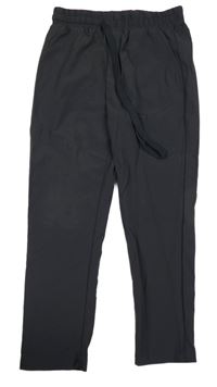 Antracitové šusťákové chino kalhoty