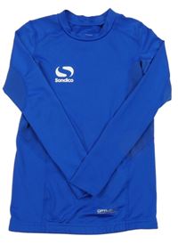 Modré sportovní funkční triko s logem Sondico