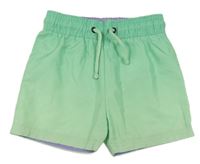 Zelené ombré plážové kraťasy F&F