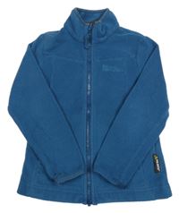 Petrolejová fleecová funkční propínací mikina Jack Wolfskin