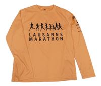 Oranžové sportovní triko s nápisy ERIMA