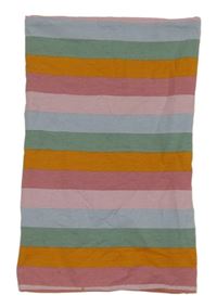 Barevný pruhovaný bavlněný nákrčník 