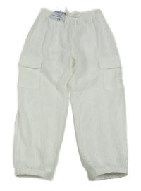 Nové - bílé podšité mandeirové kalhoty Primark