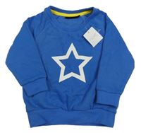 Nové - modrá mikina s hvězdou Next
