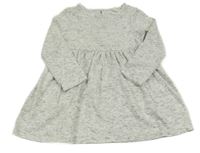 Šedé melírované šaty Next