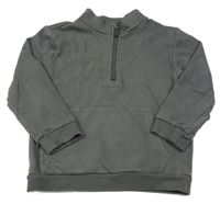 Tmavošedá mikina F&F