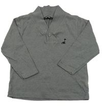 Tmavošedé triko s dinem George