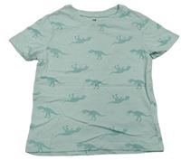Světlemodré tričko s diny H&M
