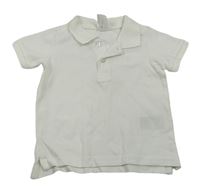 Bílé polo tričko H&M