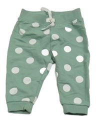 Zelené puntíkaté tepláky Ergee