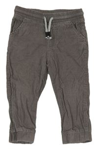 Šedé cuff manšestráky Topomini