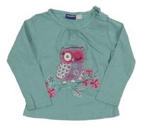 Modré triko se sovou Lupilu
